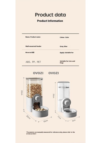 Ovozı Pet Otomatik Içme ve Besleme Cihazı (Yurt Dışından) fırsatları