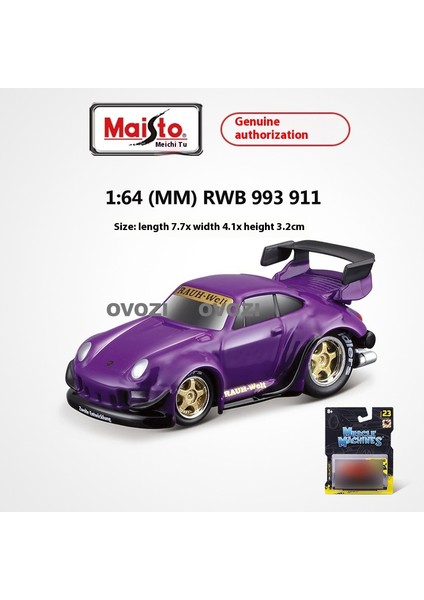 Ovozı 1:64 Alaşımlı Araba Modeli Koleksiyon Hediyeleri (Yurt Dışından)