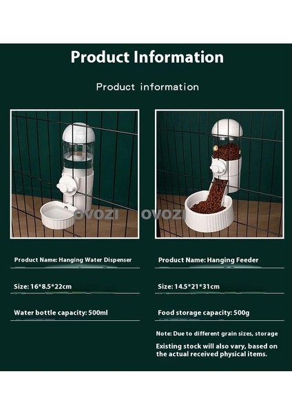 Ovozı Pet Otomatik Içme ve Besleme Cihazı (Yurt Dışından) fiyatları