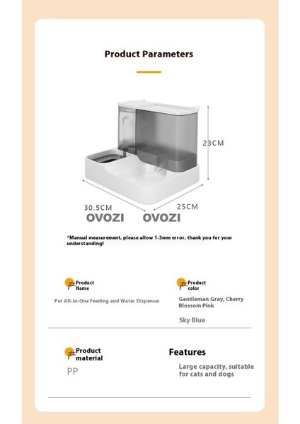 Ovozı Pet Otomatik Içme ve Besleme Cihazı (Yurt Dışından) fırsatları