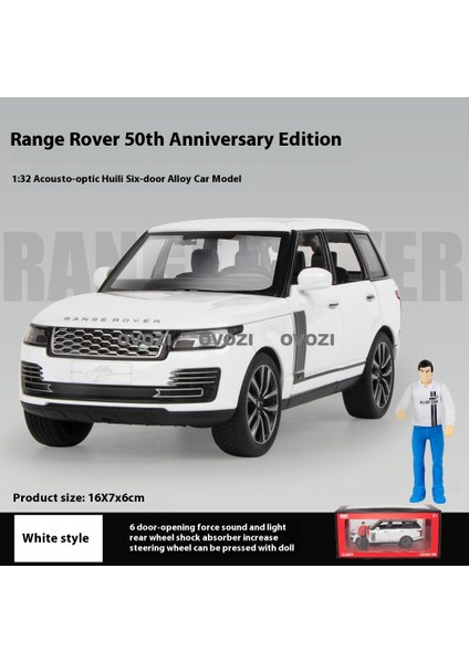 Ovozı Land Rover Alaşımlı Araba Modelleri Koleksiyon Hediyeleri (Yurt Dışından)