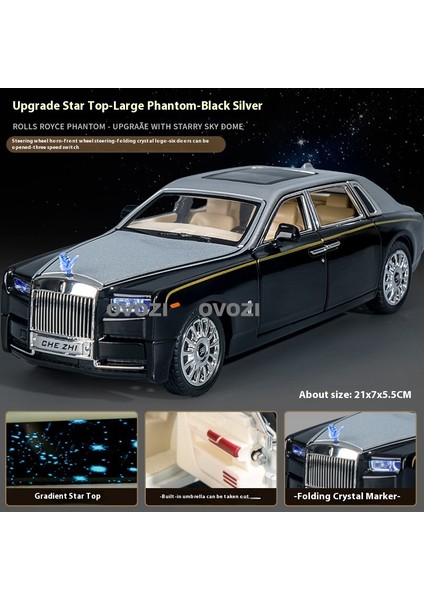 Ovozı Rolls Royce Alaşımlı Araba Modeli Koleksiyonluk Süs Hediyesi (Yurt Dışından)