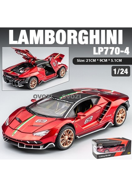 Ovozı Lamborghini Alaşımlı Araba Modelleri Koleksiyon Hediyeleri (Yurt Dışından)