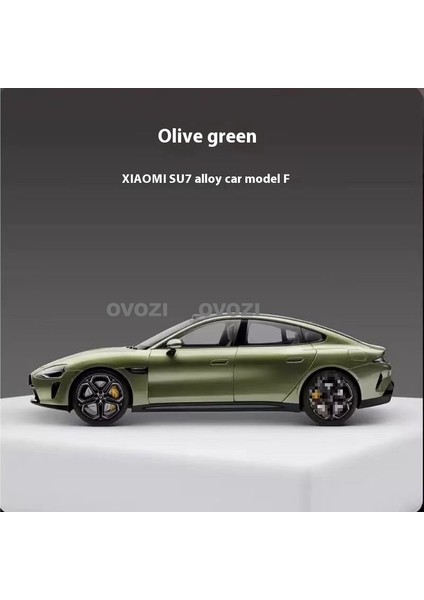 Ovozı Xiaomi Su7 Alaşımlı Araba Modeli Koleksiyonluk Dekorasyon 6 Kapı Açılabilir (Yurt Dışından)