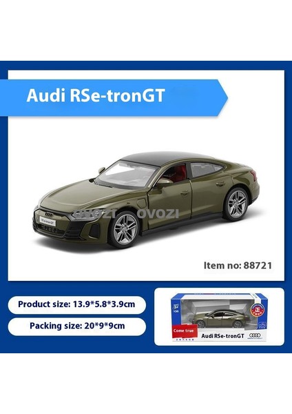 Ovozı Audi Alaşımlı Araba Modeli Koleksiyon Süsü Hediyesi (Yurt Dışından)