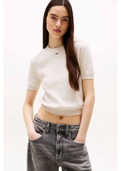 Kadın Tjw Essentıal Ss Sweater Sweaters