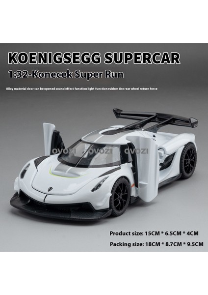 Ovozı Koenigsegg Alaşımlı Araba Modelleri Koleksiyon Hediyeleri (Yurt Dışından)