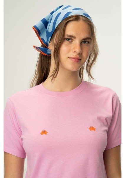 Yengeçler Supreme Kadın T-Shirt - Pembe