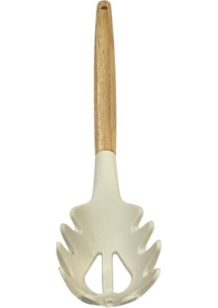Bambu Saplı Silikon Makarna Kaşığı 32 cm SMG006