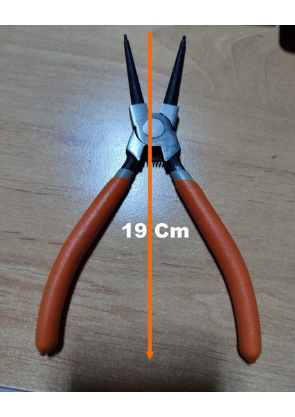 Segman Pensesi Sekman Pense Izole Saplı Düz Segman Pensesi Düz Sekman Pense 19 cm