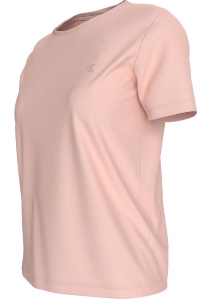 Kadın Ss Monogram Crew T-Shirt - Pudra modelleri
