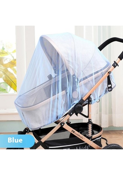 Pram Cibinlik Bebek Arabası Sivrisinek Örtüsü Güneşlik Örtüsü Nakış Büyütülmüş Yoğun Ağ (Yurt Dışından)