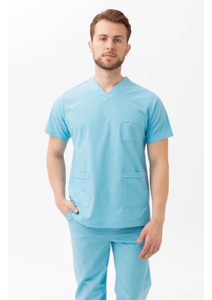 Santolina V Yaka Üniforma - Doktor, Hemşire, Sağlık Çalışanları İçin Rahat ve Dayanıklı Scrubs fiyatları