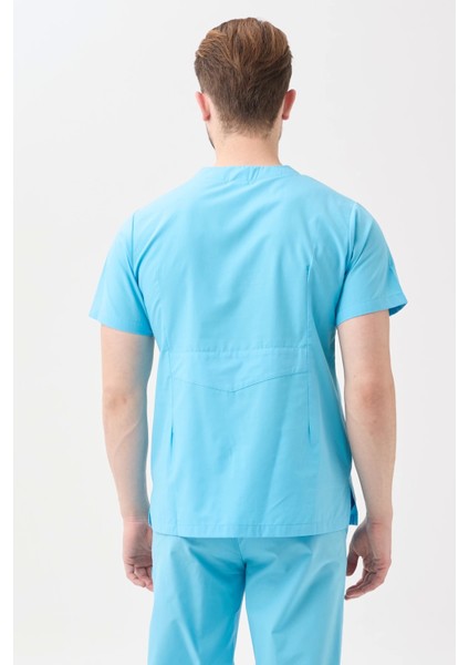 Santolina V Yaka Üniforma - Doktor, Hemşire, Sağlık Çalışanları İçin Rahat ve Dayanıklı Scrubs fırsatları