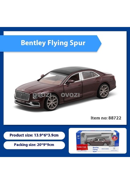 Ovozı Bentley Alaşımlı Araba Modelleri Koleksiyonluk Süs Hediyesi (Yurt Dışından)