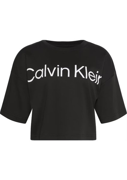 Kadın A-Ss Boxy Logo Graphic T-Shirt – Siyah