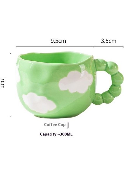 El Tutam Kahve Fincanı Sevimli Kız Kalp Seramik Fincan Ev El Boyaması Yüksek Değerli Ikindi Çayı Fincanı Su Dağı Yaratıcı Daklar (Yurt Dışından)