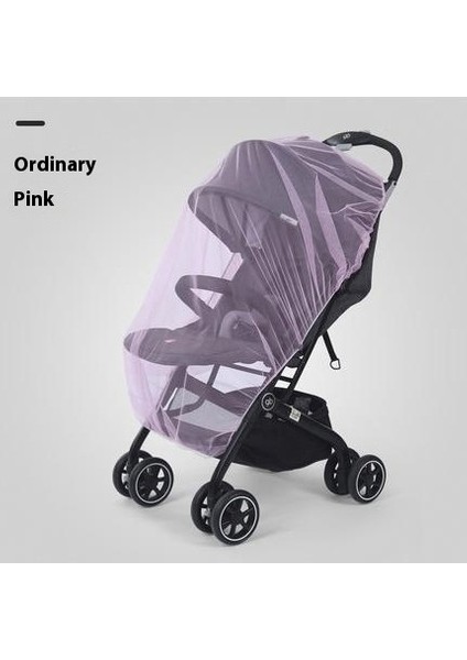 Pram Cibinlik Bebek Arabası Sivrisinek Örtüsü Güneşlik Örtüsü Nakış Büyütülmüş Yoğun Ağ (Yurt Dışından)