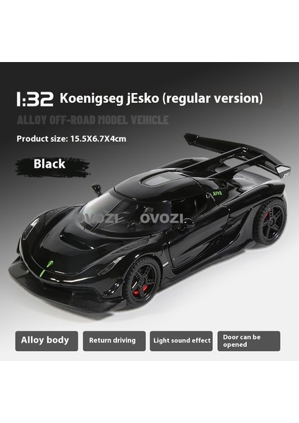 Ovozı Koenigsegg Alaşımlı Araba Modelleri Koleksiyon Hediyeleri (Yurt Dışından)