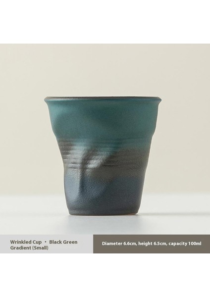 Vintage Kahve Kurı El Yapımı Pileli Kur El Tutam Kur Kahve Kurı Seramik Kağıt Kur Yaratıcı (Yurt Dışından)