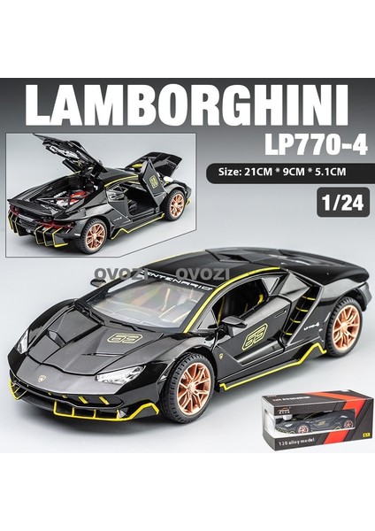 Ovozı Lamborghini Alaşımlı Araba Modelleri Koleksiyon Hediyeleri (Yurt Dışından)