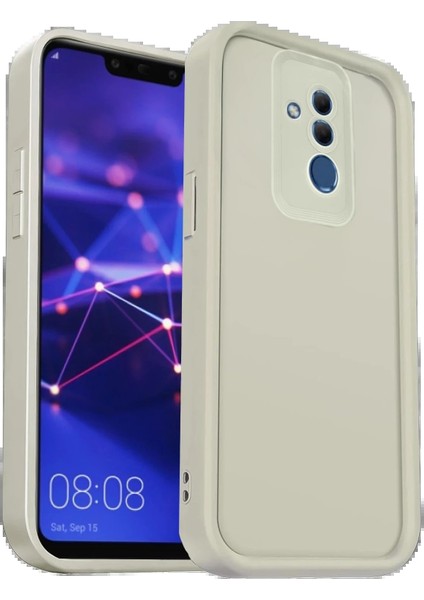 Huawei Mate 20 Lite Kılıf Viera Silikon - Krem - KA4937-9437