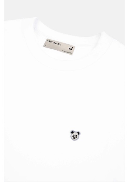 Panda Light-Weight Kadın T-Shirt - Beyaz fiyatları