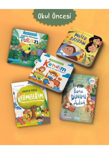 Okul Öncesi Kitaplar- Soru ve Cevaplarla Bana Dinimi Anlat, Kendim Için Ne Yapmalıyım (5kitap)