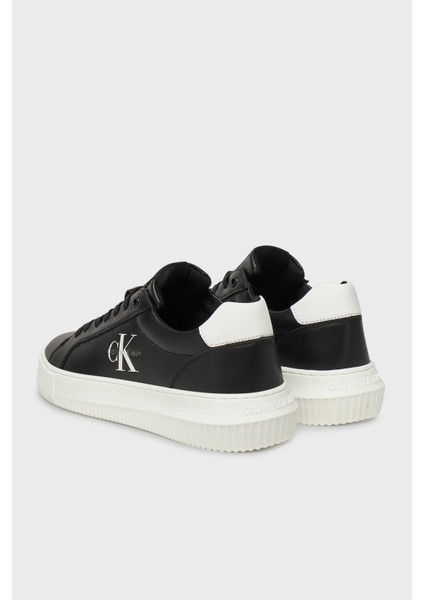 Logolu Deri Sneaker Ayakkabı YW0YW018720GM Bayan Ayakkabı YW0YW01872 0gm fırsatları