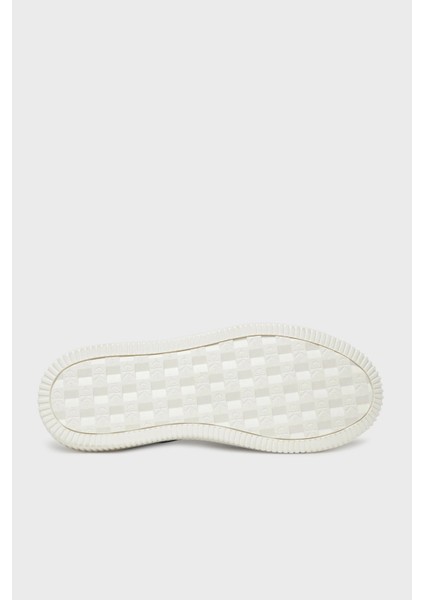 Logolu Deri Sneaker Ayakkabı YW0YW018720GM Bayan Ayakkabı YW0YW01872 0gm indirimleri