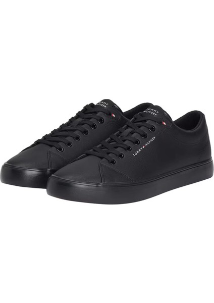 Erkek Bileksiz Vulkanize Sneaker - Siyah