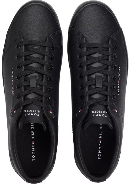 Erkek Bileksiz Vulkanize Sneaker - Siyah indirimleri