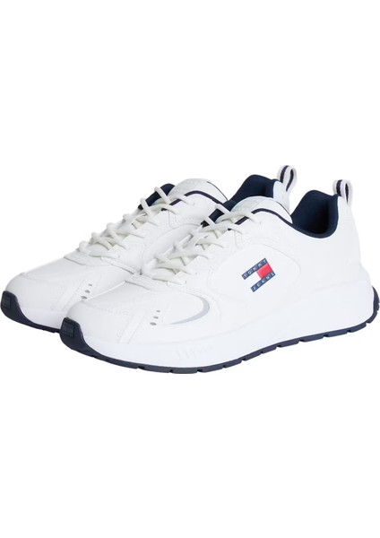 Erkek Runner Sneaker - Ekru