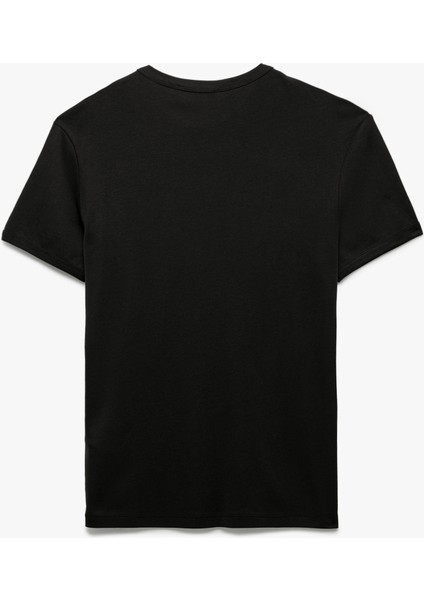 Kısa Kollu Bisiklet Yaka Pamuklu Basic Dar Kalıp Tişört fiyatları