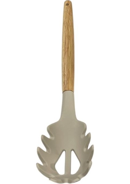 Bambu Saplı Silikon Makarna Kaşığı 32 cm SMG006