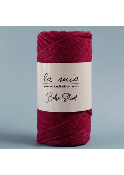 Boho Slim Bordo El Örgü Ipi -L065 - 34200