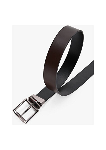 Erkek Kahverengi Ters Çevrilebilir Kemer