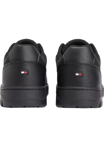 Erkek Basketbol Stili Bileksiz Sneaker - Siyah fırsatları