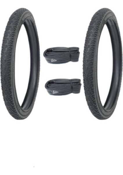Bisiklet 20 Iç Dış Lastik Seti Ön Arka Takım- (Dış 20X1,95 - Iç 20X1.75-2.125)