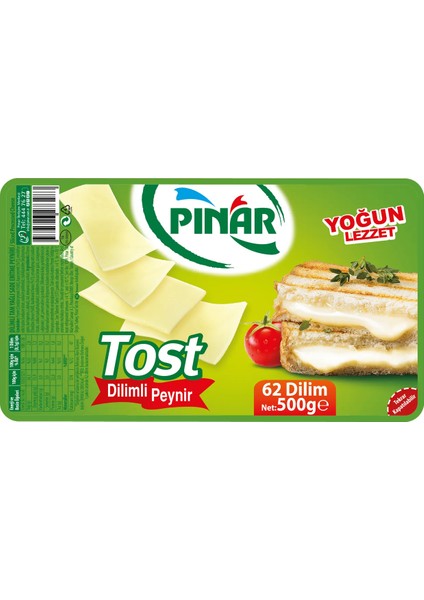 Dilimli Tost Peyniri 500 gr fiyatları
