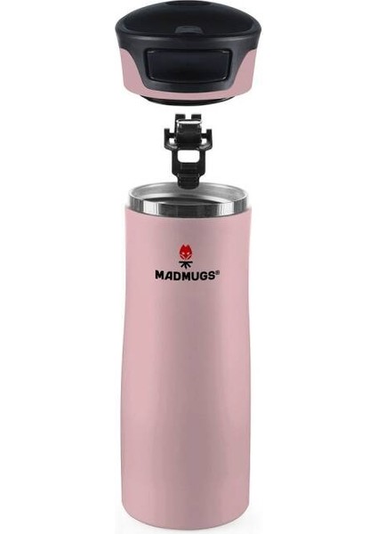 Travel Mug Termos Bardak 0.47 Lt Paslanmaz Çelik Termos Toz Pembe fiyatları