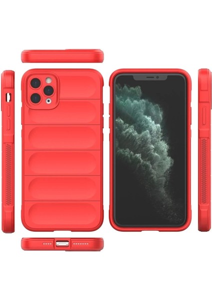 iPhone 11 Pro Kılıf Optimum Silikon - Kırmızı modelleri