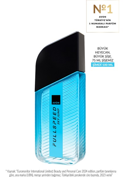 Full Speed Sky Jump Erkek Parfüm Edt 100ML fiyatları