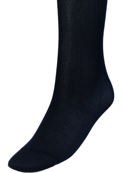 Kadın Anne Diz Üstü Mus Çorap 2 Li Mat Mikrofiber Iplik Ince Ten Göstermez Yumuşak ve Esnek