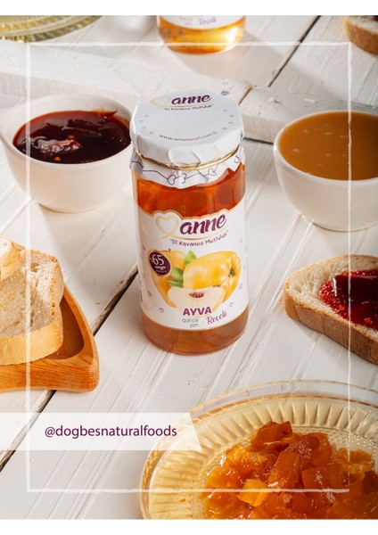 Ayva Reçeli 300 gr (Pancar Şekeri İle Üretilmiştir - Glikoz, Koruyucu İçermez) fiyatları