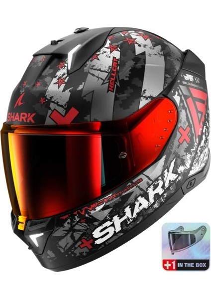 Skwal I3 Hellcat Kapalı Kask Kur