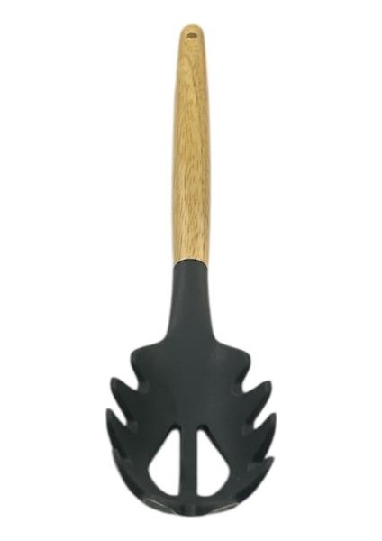 Bambu Saplı Silikon Makarna Kaşığı 32 cm SMG006