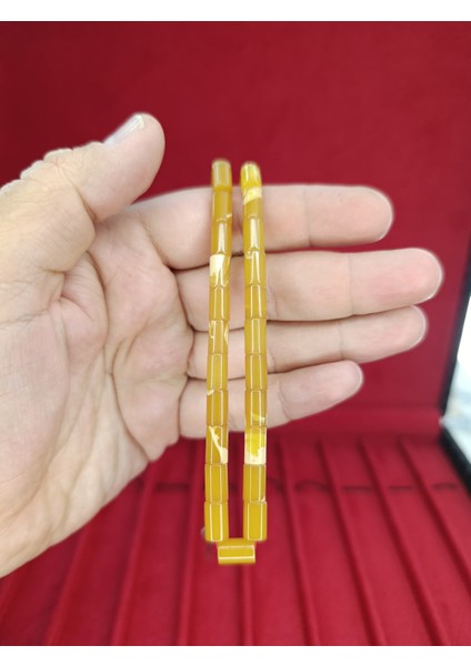 Sıkma Kehribar Tesbih Kesme Kesim Sarı Renkli T-872 modelleri