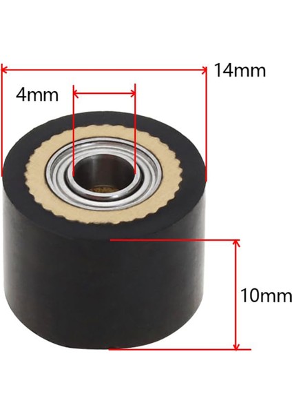 4 Adet Pinch Roller 4X10X14MM Plotter Kesici Silindir Kağıt Besleme Silindiri (Yurt Dışından) fiyatları