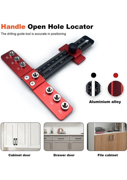 Punch Locator Çekmece Dolap Kapı Kolu Montajı Yardımcı Alet (Yurt Dışından) modelleri